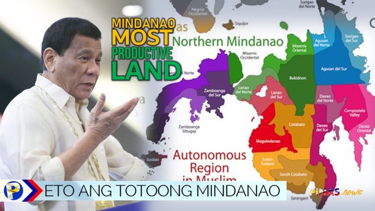 Mindanao is the MOST productive land in the entire Philippines