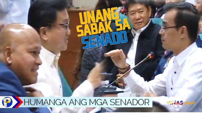 Mayor Isko Moreno sa Senate hearing