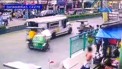 Parang eksena sa pelikula ang paghuli sa tricycle driver na drug suspect