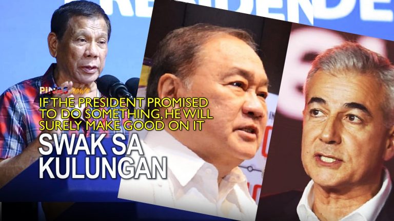 Duterte hinamon ng media kung tototohanin na ipapakulong si Ayala at Pangilinan