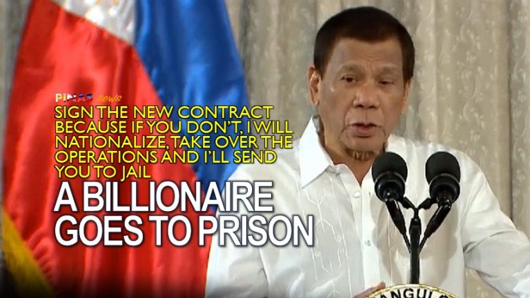PRRD: I will see to it that a billionaire goes to prison. I have two years to do that and I can do it.