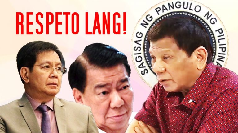 KONTING RESPETO mensahe ni Duterte kay Drilon at Lacson