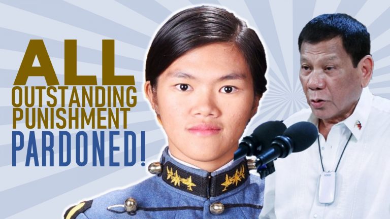 FORGIVEN! Duterte pardons PMA, PNPA cadets with outstanding punishment