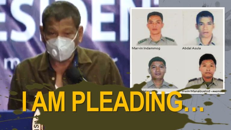 Emosyonal na mensahe ni Duterte sa mga sundalo