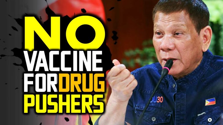 Duterte will not give COVID-19 vaccine to drug pushers