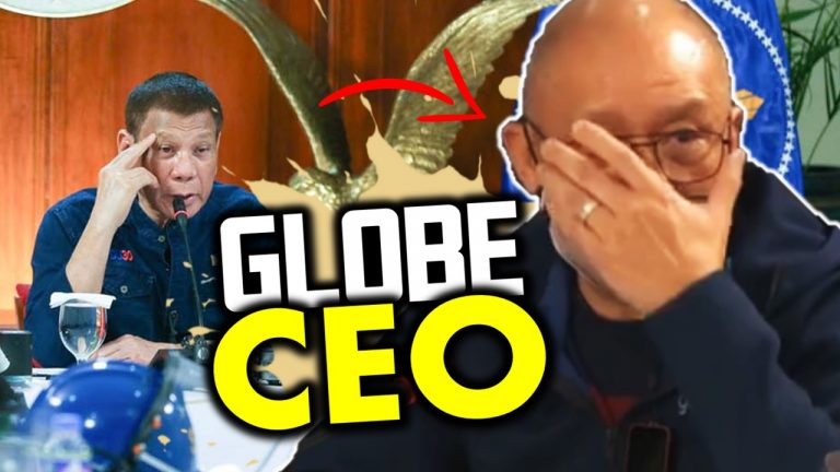 Globe CEO nanginginig na humarap kay President Duterte