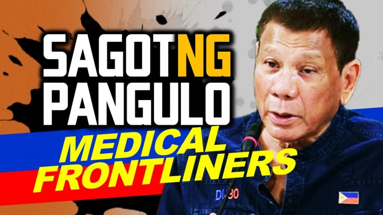 MATAPANG na Reaksyon ni Duterte sa mga Medical Frontliners