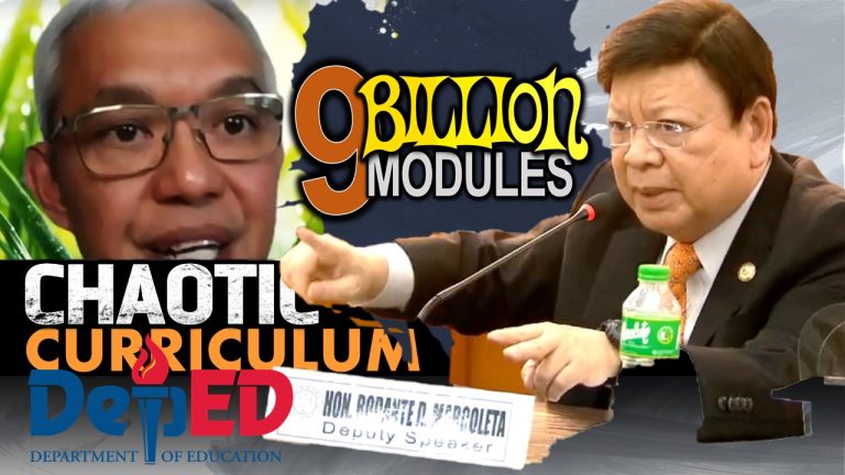 NAPIKON si Marcoleta kay USec San Antonio sa DepEd Budget Hearing