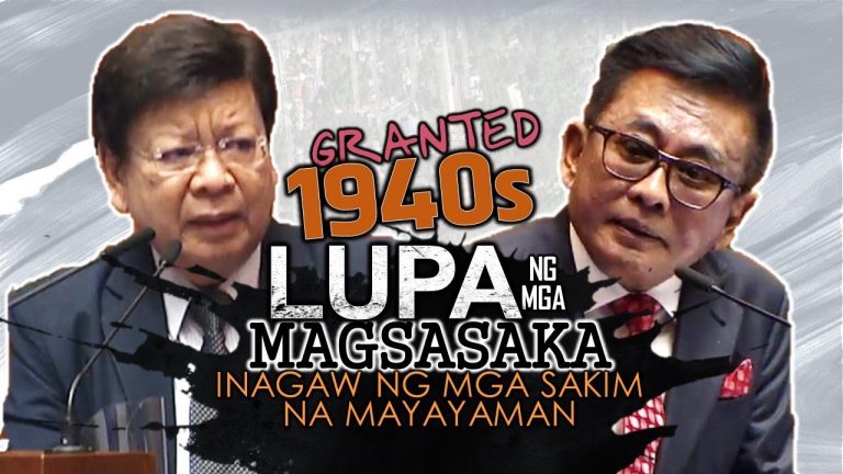 Lupang ibinigay sa mga magsasaka 40 years ago, inangkin ng mga sakim na mayayaman