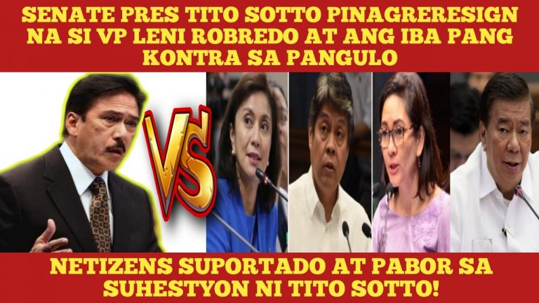 SOTTO at ROQUE: pinagreresign ang mga kontra kay Pangulong Duterte