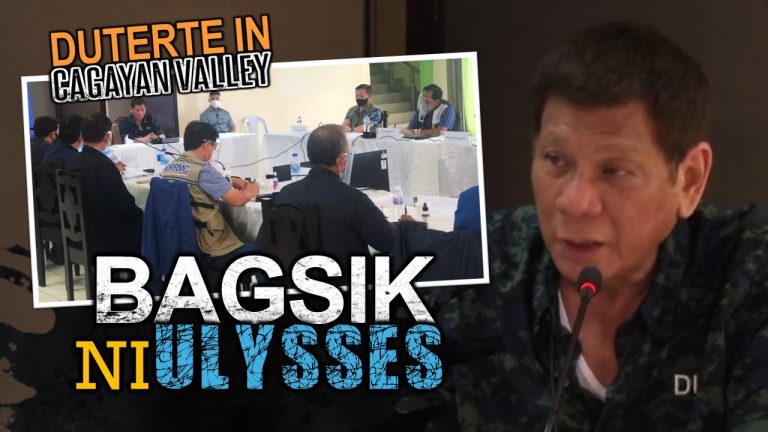 Bagsik ni Ulysses: Pagdalaw ni Pangulong Duterte sa Cagayan (Full Video)