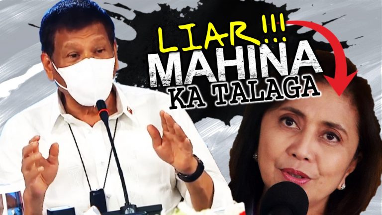 Duterte KINASTIGO si Robredo “LIAR! Mahina ka talaga!”