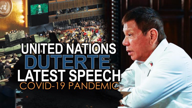 President Duterte Speech during 31st Special Session of the United Nations General Assembly