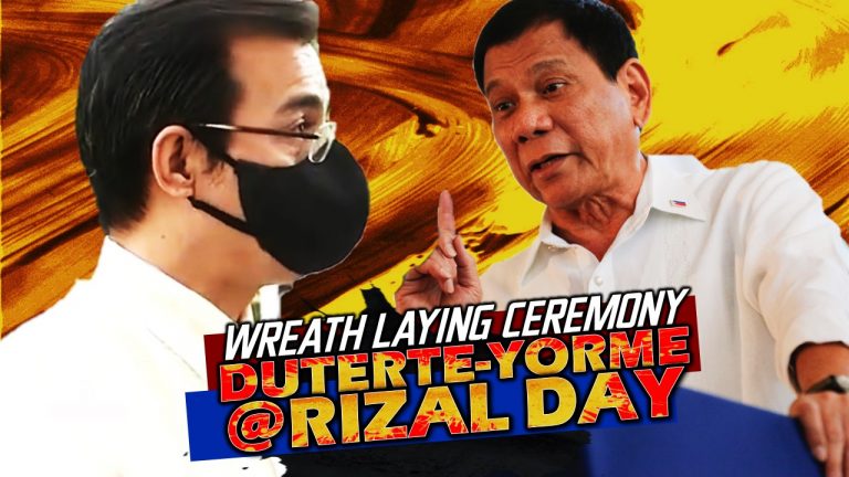 Frontliners pinuri ni Pangulong Duterte sa 124th Rizal Day Celebration