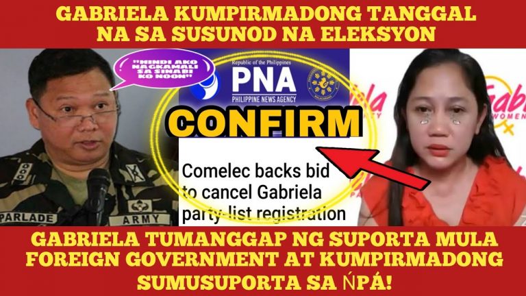 Gabriela Partylist burado sa susunod na eleksyon dahil sa pagsuporta sa CPP-NPA