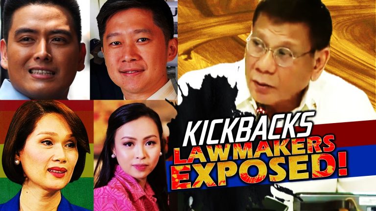 PASABOG NG TAON! Kickbacks Lawmakers EXPOSED!