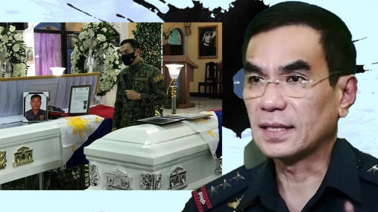 5 pulis na inambush sa Camarines Norte, binigyang pugay