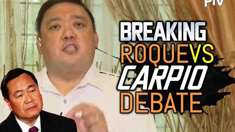 TULOY ANG DEBATE! Roque substitute ni Duterte sa debate laban kay Carpio