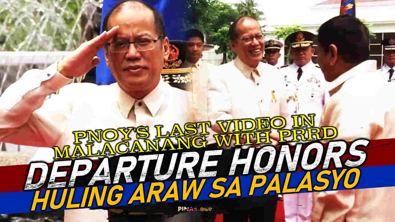 HULING ARAW ni Noynoy Aquino sa Malacanang kasama si PDuterte (REWIND)