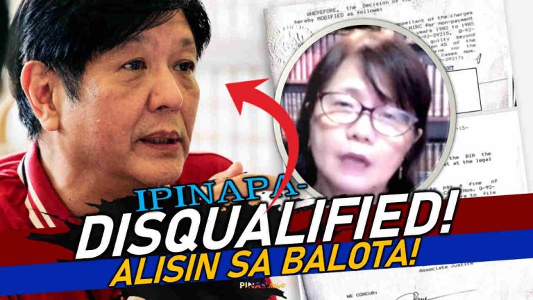 BBM ipinapa-DISQUALIFIED sa pagtakbo bilang Presidente!
