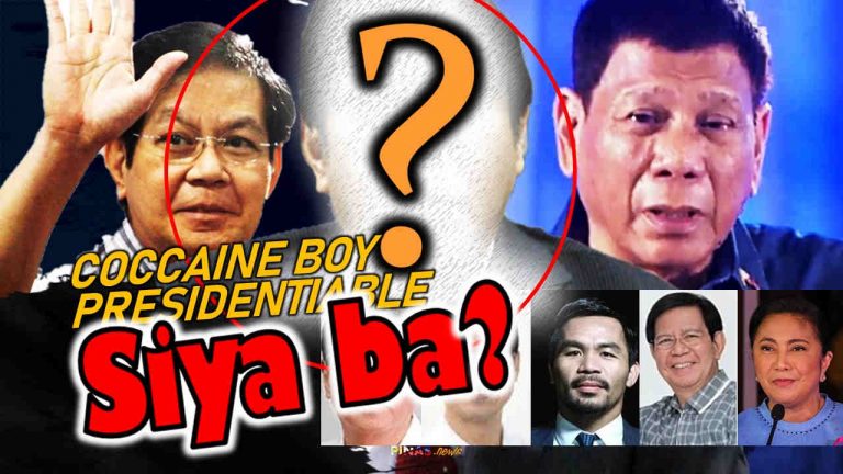 Cocaine boy presidentiable ibinulgar ni Duterte