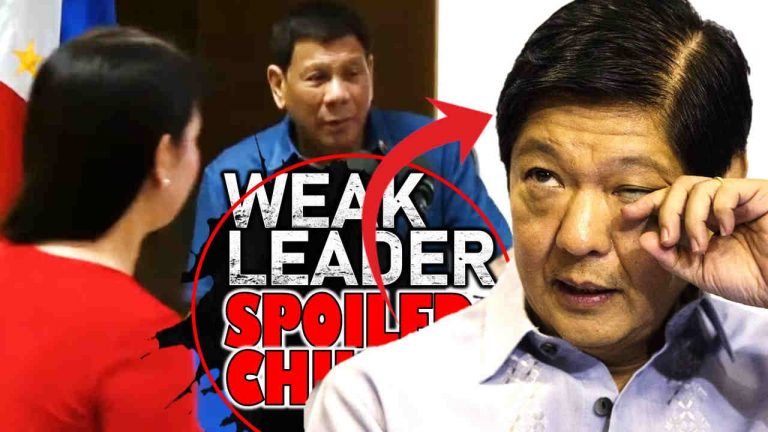Bongbong Marcos diretsahang tinawag na ‘Weak Leader, Spoiled Child’ ni Duterte