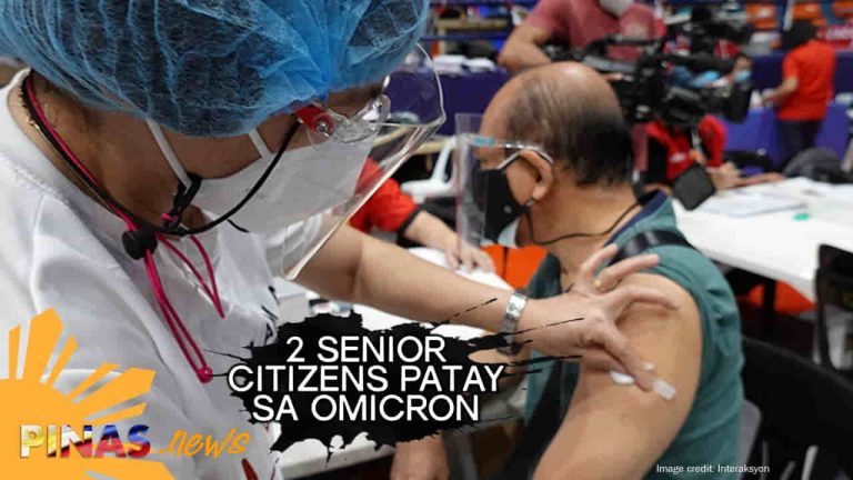 2 senior citizens ang kauna-unahang namatay sa Omicron