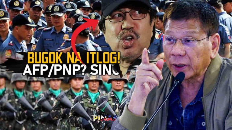 Duterte pinuri mga pulis kahit may ilang bugok na itlog gaya ni Acierto