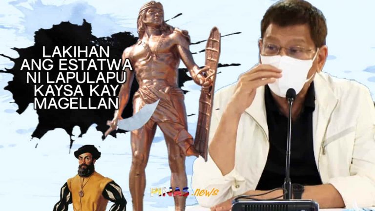 Estatwa ni Lapulapu sa Cebu gagawing mas malaki kesa kay Magellan
