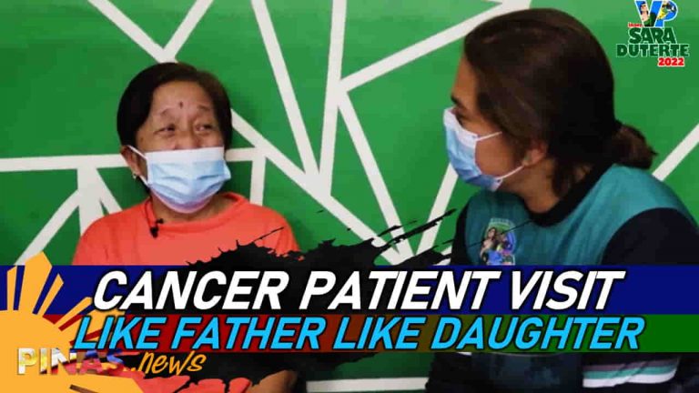 Video ng pagdalaw ni Inday Sara sa isang cancer patient na kanyang supporter
