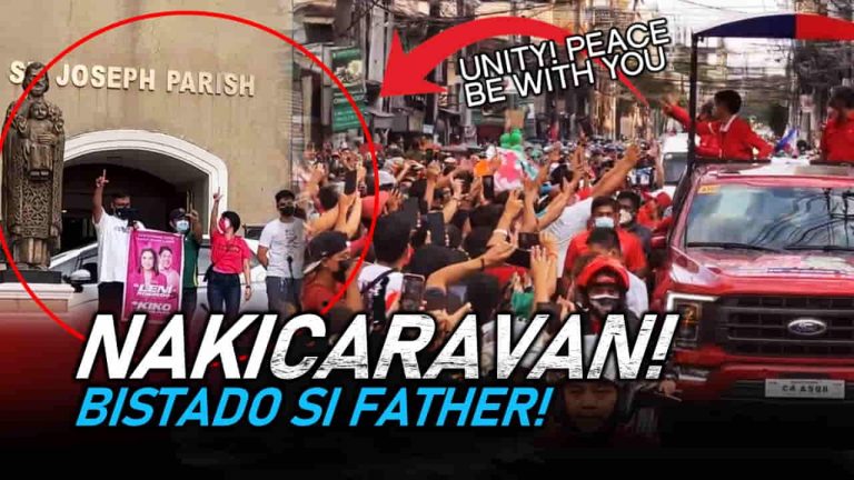 Agaw-eksena sa Uniteam caravan sa Paranaque ang pamumulitika ni Father