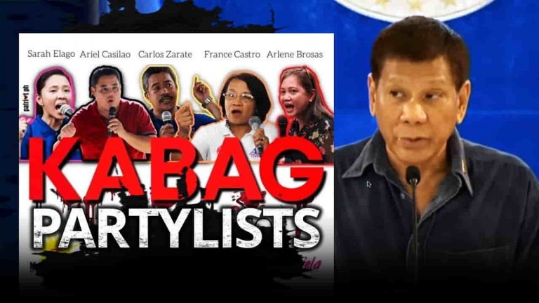 KABAG Partylists inisa-isa ni Pangulong Duterte
