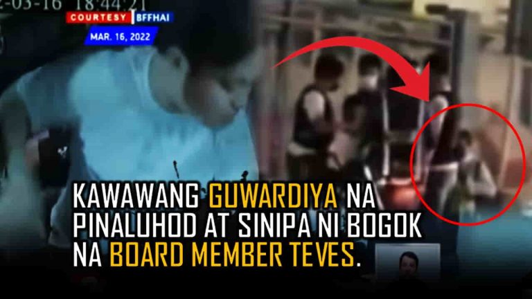 Teves sinaktan at naghamon ng barilan sa isang guwardiya