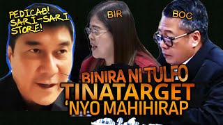 BIR BOC binira ni Raffy Tulfo sa pagTARGET sa mahihirap na patawan ng tax