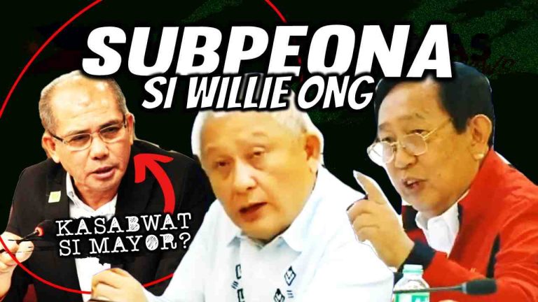 Acop at Pimentel pina-subpoena si Willie Ong na may-ari ng shabu-bodega sa Mexico