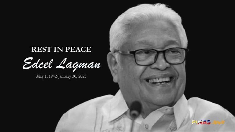 Edcel Lagman pumanaw sa edad na 82 dahil sa cardiac arrest