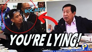 Romeo Acop nagalit sa Abogado ng BOC HULI sa pagsisinungaIing sa ‘Tara System’ sa loob ng Customs