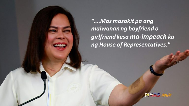 VP Sara Duterte, Mas masakit pa ang breakup kaysa impeachment