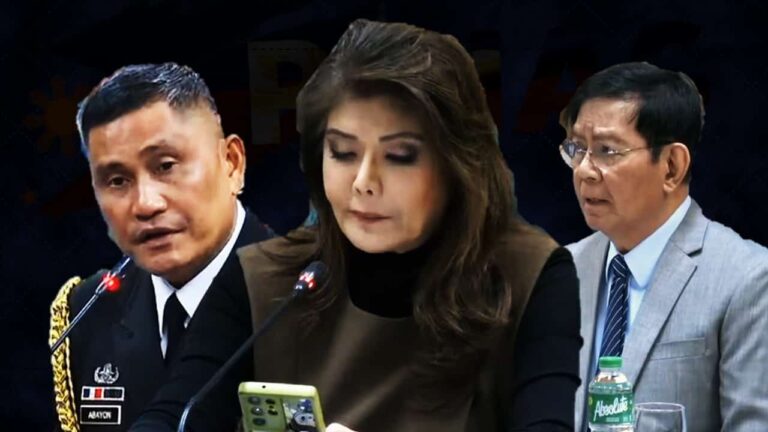 Aminado si Admiral na walang security escort assigned para kay Imee Marcos