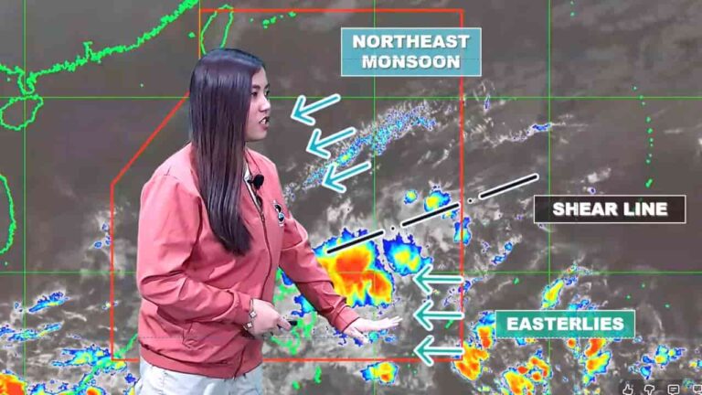 Shearline at amihan magdadala ng ulan (February 21, 2026)