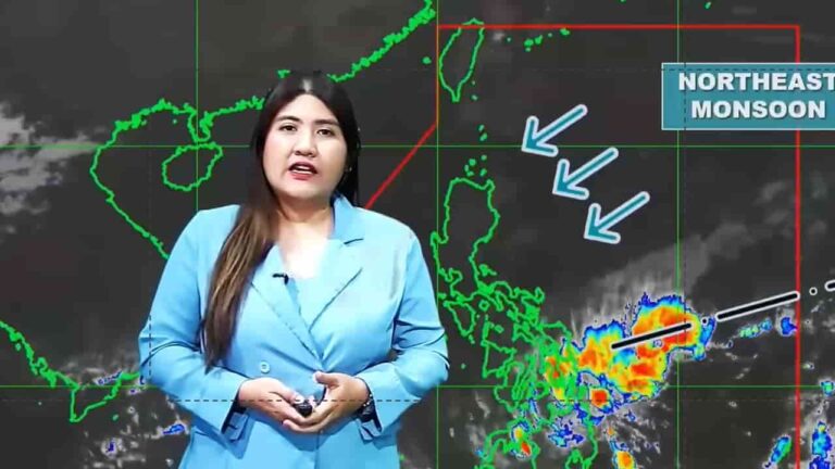 Magdadala ng pag-ulan sa bansa ang Shearline at Amihan (February 22, 2026)