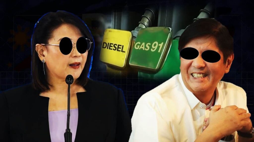 Claire Castro discusses oil supply and price disruption during a press conference